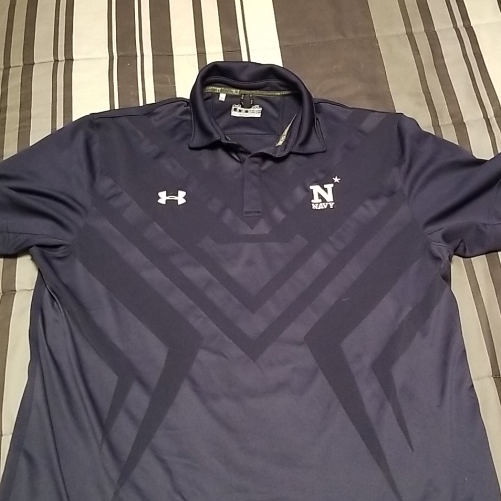 Under Armour polo shirt with Navy logo